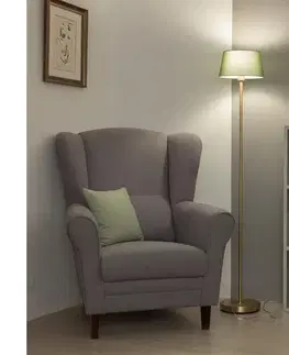 Lampy BRILAGI - LED stojacia lampa CERIA 1xE27/20W/230V, priemer 25 cm, zelená/zlatá SA2189+EG781034