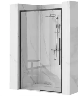 Sprchovacie dvere; priečky Sprchové dvere Solar 120x195 black Rea K6312