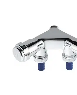 Svietidlá GROHE 41022000 - Dvojitý l EGGEMANN DN 15 lesklý chróm 41022000