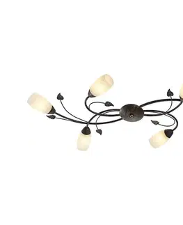Svietidlá Globo 60800623X - Prisadený luster VENEZIA 6xE14/40W/230V 60800623X