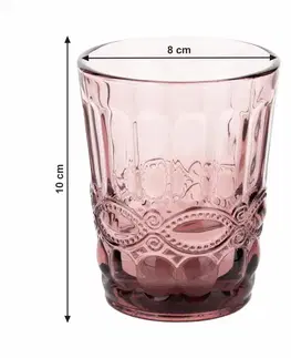 Poháre KONDELA Savoy Typ 2 pohár na vodu (4 ks) 240 ml kombinácia farieb