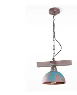 Svietidlá  Luster na reťazi VIRIONI 1xE27/60W/230V 40304-cl416-pla445-cp212