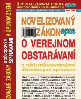 Zákony, zbierky zákonov Novelizovaný zákon o verejnom obstarávaní 12/2026