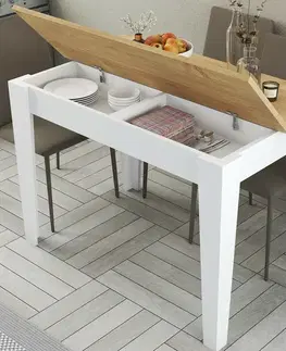 Konferenčné stolíky Jedálenský stôl Kiev White and Oak