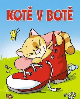 Leporelá, krabičky, puzzle knihy Kotě v botě - Monika Nikodemová,Hanka Veselá