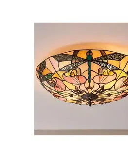 Svietidlá Endon 63922 - Stropné svietidlo Tiffany ASHTON 2xE27/60W/230V priemer 45 cm 63922