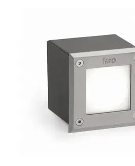 Záhradné lampy FARO Barcelona FARO 71499N - LED Vonkajšie nájazdové svietidlo LED-18 LED/3W/230V IK08 IP67 71499N