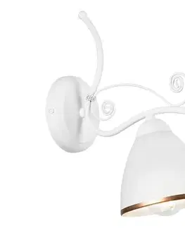 Svietidlá  Nástenná lampa RETRO II 1xE27/60W/230V biela KM-1.51/BIAŁY MAT