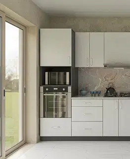 Kuchynské linky IKEMA štýlová kuchyňa 240, biela