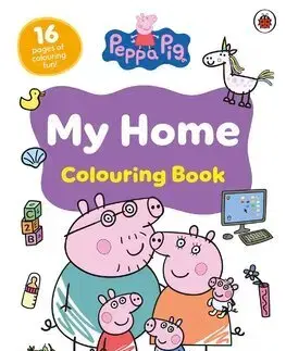 Pre deti a mládež - ostatné Peppa Pig: My Home Colouring Book