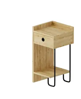Konferenčné stolíky Nočný stolík Sirius Left Oak 2
