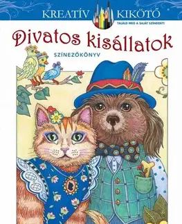 Maľovanky pre dospelých Divatos kisállatok - Színezőkönyv - Marjorie Sarnat