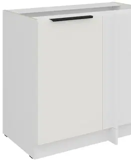 Kuchynské skrinky stojace Kuchynská skrinka Aria-Wh/Wh Anti Fingerprint 105 Nd 1f Bb