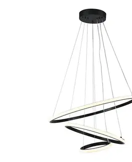 Svietidlá  LED Luster na lanku LED/32W/230V 3000K čierna 8017