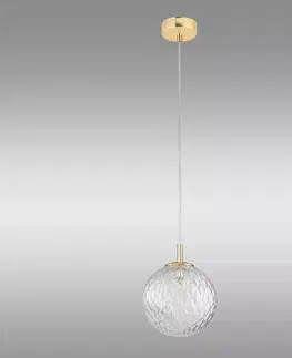Moderné lampy do obývačky Luster Cadix Gold 210 4609 LW1