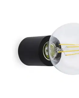 Svietidlá FARO Barcelona FARO 62151 - Nástenné svietidlo TEN 1xE27/20W/230V čierna 62151