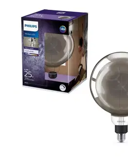 LED osvetlenie LED Stmievateľná žiarovka SMOKY VINTAGE Philips G200 E27/6,5W/230V 4000K 8718696815069
