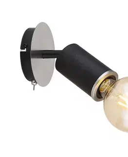 Svietidlá Globo 54032-1B - Nástenné bodové svietidlo JOSEBA 1xE27/60W/230V 54032-1B