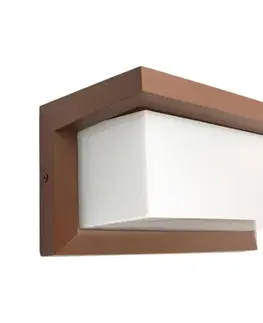 Svietidlá  Vonkajšie nástenné svietidlo NEELY 1xE27/60W/230V IP54 hnedé SKU046849