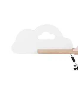 Svietidlá  LED Detské nástenné svietidlo s poličkou CLOUD LED/5W/230V biela/ružová 21-84422