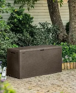 Úložné boxy Keter Záhradný úložný box Emily hnedá, 280 l, 118 x 58 x 45 cm