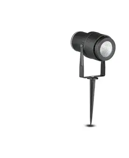 Záhradné lampy  LED Vonkajšia lampa LED/12W/230V 3000K čierna IP65 217544