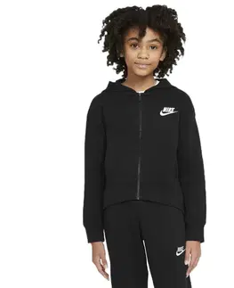 Svetre / Mikiny Nike Sportswear Club Fleece Girls Veľkosť: S