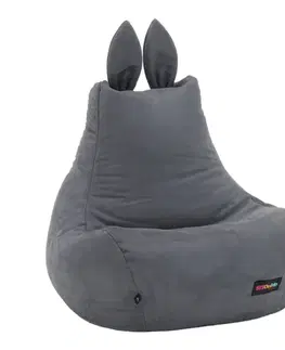 Sedacie vaky KONDELA Lapin sedací vak sivá