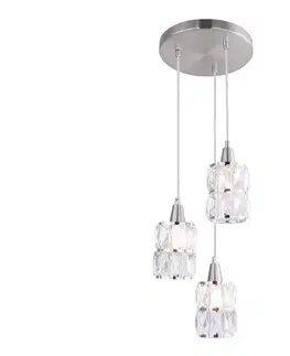 Svietidlá Globo 15760-3 - Krištáľový luster na lanku WOLLI 3xE14/40W/230V 15760-3