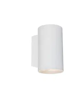 Nástenné osvetlenie Inteligentné nástenné svietidlo okrúhle biele vrátane 2 WiFi GU10 - Sandy