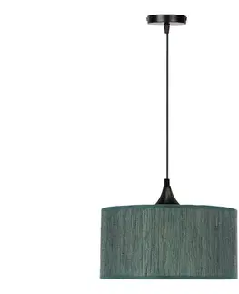 Svietidlá  Luster na lanku PATTI 1xE27/60W/230V pr. 30 cm zelená 31-19653