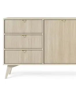 Komody ArtPS Komoda TIMBER KSZ158 | béžová