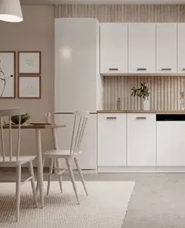 Kompletné kuchynské zostavy ArtAdrk Kuchynská linka BUBBLE | 180 - 240 cm biela