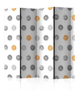 Paravány Paraván Round Stamps Dekorhome