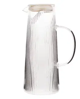 Džbány KONDELA Maty džbán na vodu 1270 ml priehľadná