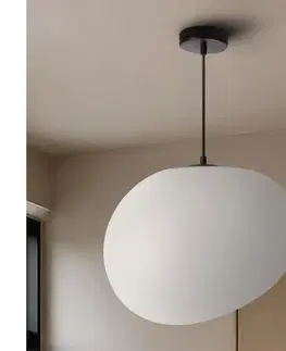 Svietidlá BRILAGI - Luster na lanku PEBBLES 1xE27/40W/230V pr. 40 cm čierna ALA-56924
