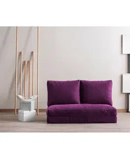 Pohovky a gauče Dvojmiestna rozkladacia pohovka Taida - Purple