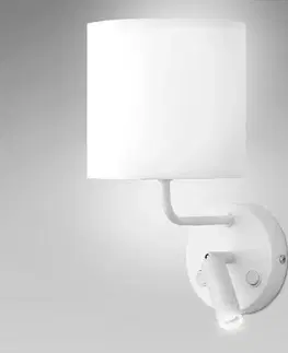 Lampy do obývačky Nástenná lampa Enzo 4236 White K2
