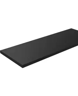 Kúpeľňový nábytok CERANO - Doska pod umývadlo Navira Pro - čierna matná - 140x3,6x46 CER-663094