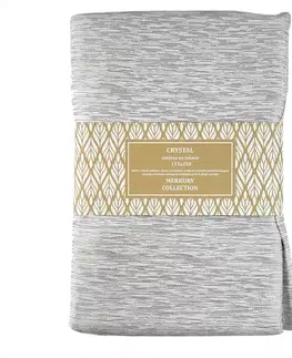 Hotové závesy na páske Záves na páske Crystal 135x250 šedá Merkury Home