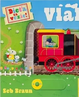 Leporelá, krabičky, puzzle knihy Dieťa sa vezie! Vlak - Ruth Symons