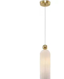 Svietidlá Maytoni MOD302PL-01W - Luster na lanku ANTIC 1xE14/40W/230V zlatá/biela MOD302PL-01W