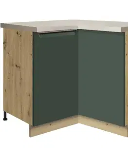Kuchynské skrinky stojace Skrinka do kuchyne Glamour 16d Uni Green Cargo