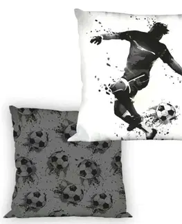 Dekoračné obliečky Obliečka na vankúš dekoračná Futbalista 40x40cm Faro Tiahome