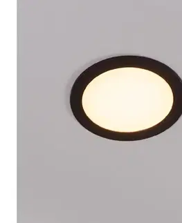 Svietidlá Eglo 31744 - LED stmievateľné kúpeľňové svietidlo FUEVA-Z 10,5W/230V IP44 čierne 31744