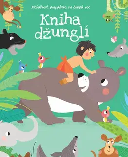 Leporelá, krabičky, puzzle knihy Maňušková rozprávka na dobrú noc Kniha Džunglí