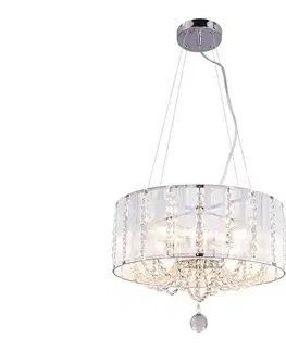 Svietidlá Globo 15091H - Krištáľový luster na lanku WALLA 4xE14/40W/230V 15091H