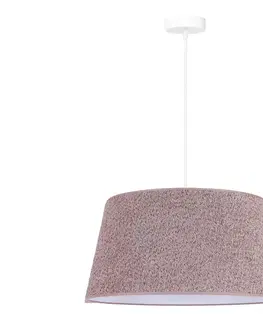 Svietidlá  - Luster na lanku BOUCLE 1xE27/15W/230V pr. 50 cm hnedá 601481