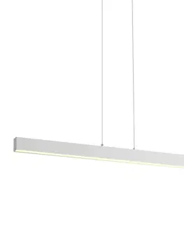 Závesné svietidlá Závesná lampa biela vrátane LED 3-stupňové stmievanie 2700-4000K s prepínačom - Keane