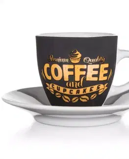 Dekorácie a bytové doplnky Šálka A Tanierik Coffee & Cupcakes 90 Ml 60325053
